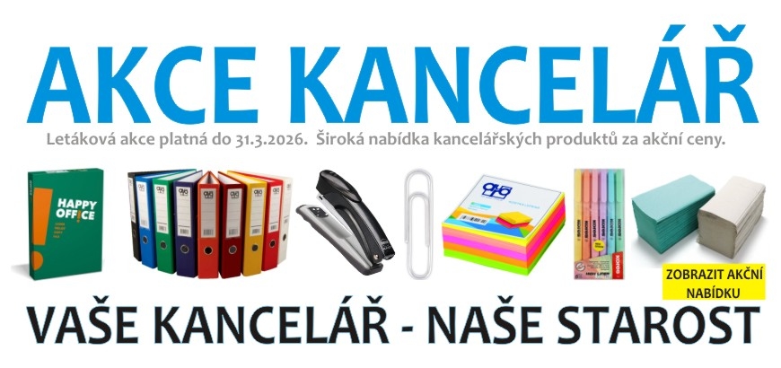 akce kancelář 2026