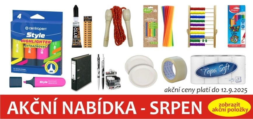 akce srpen 2025
