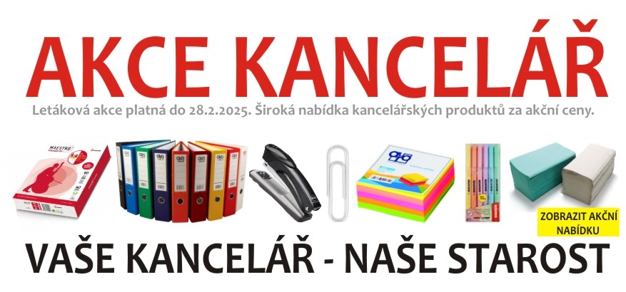 akce kancelář 2025